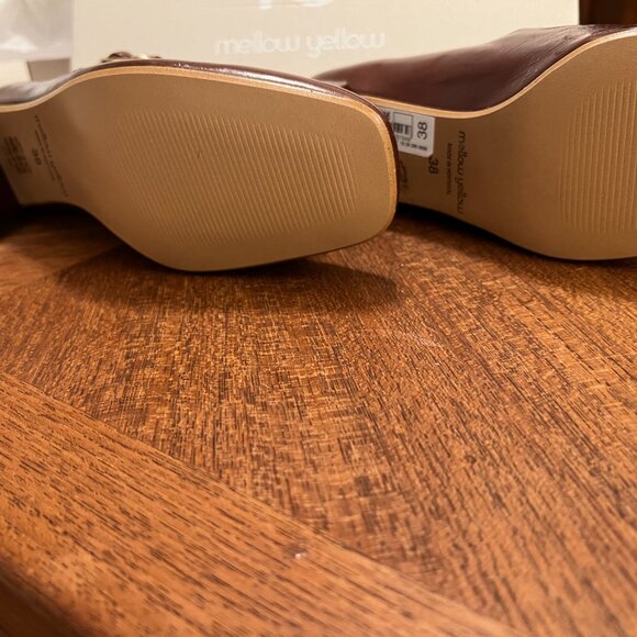Mellow Yellow Irving block heels - NEW IN BOX/NEVER WORN - French size 38/US 7.5 - Picture 8 of 10
